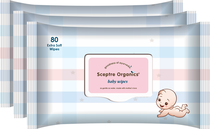 Baby Wipes (Combo Pack of 3, 240 Wipes)